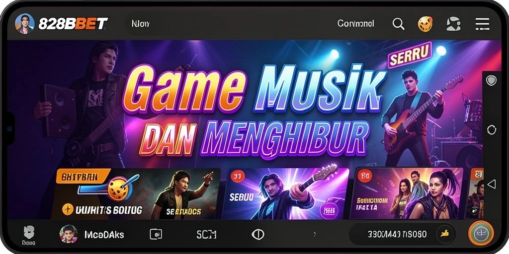 Screenshot gameplay 828BET menampilkan pengalaman musik yang mengasyikkan.