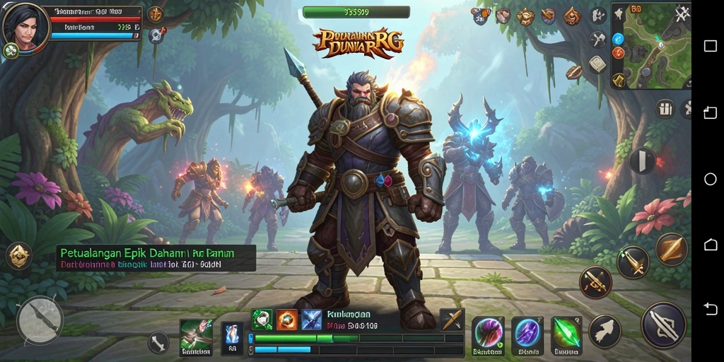 Gameplay seru dalam dunia RPG yang menakjubkan.