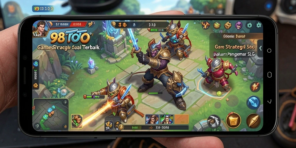 Screenshot utama 98TOTO menampilkan gameplay strategi yang seru.