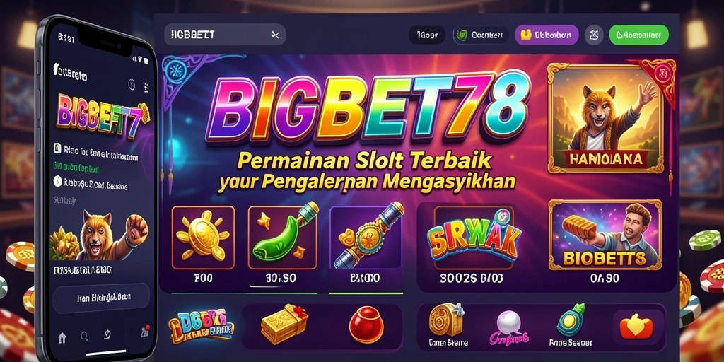 Tampilan menarik gameplay slot BIGBET78 yang mengasyikkan.