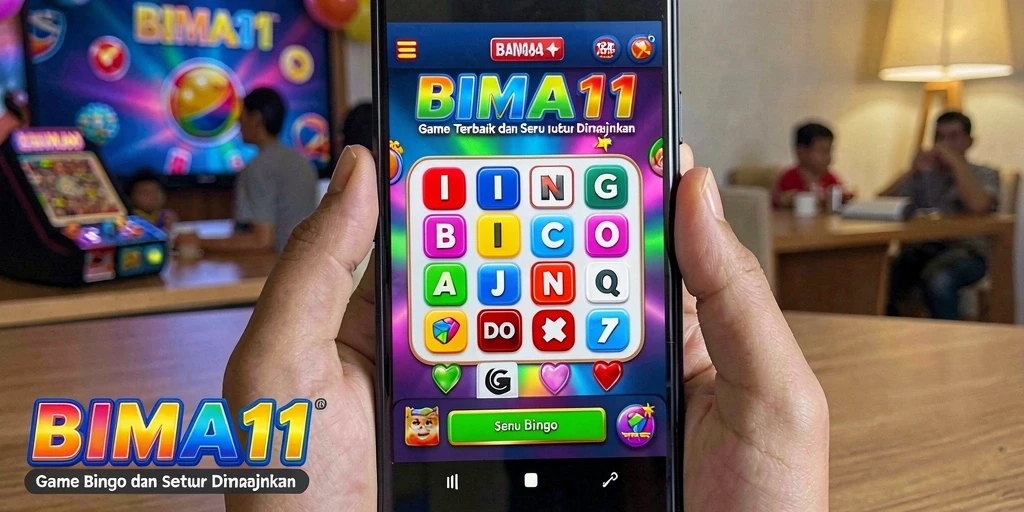 Tampilan gameplay Bingo yang seru di BIMA11.