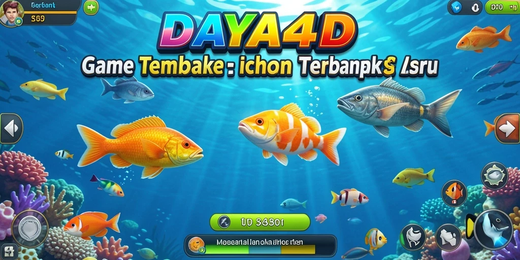 Tampilan gameplay menarik dari game Tembak Ikan DAYA4D.