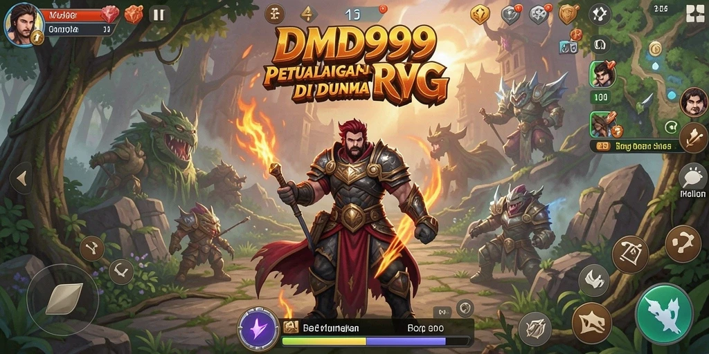 Tampilan gameplay DMD999 dengan grafis menawan dan aksi seru.