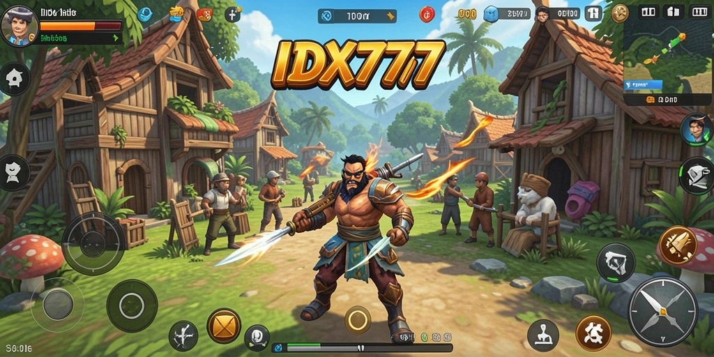 Tangkapan layar gameplay IDX777 yang menampilkan aksi menarik dalam simulasi.