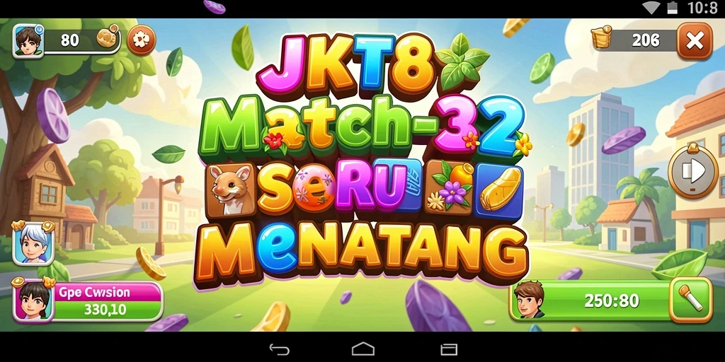 Tampilan gameplay seru dan menantang dari JKT8.