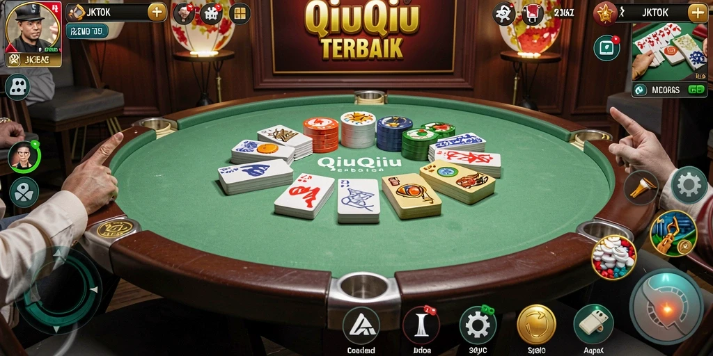 Tampilan gameplay QiuQiu yang mengasyikkan di JKTOK.