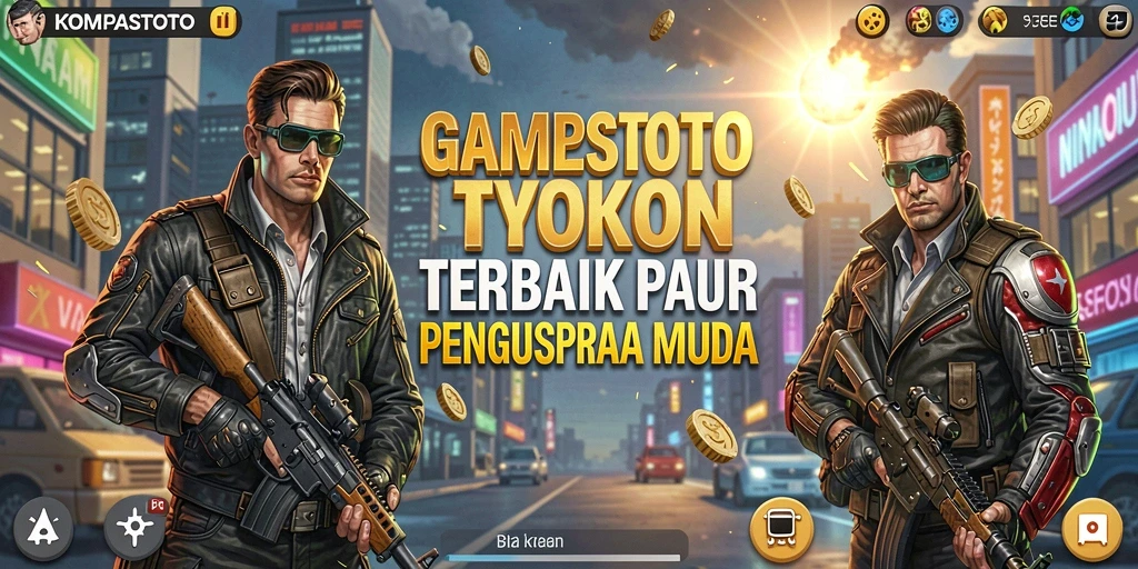 Screenshot utama KOMPASTOTO menampilkan gameplay Tycoon yang menarik.