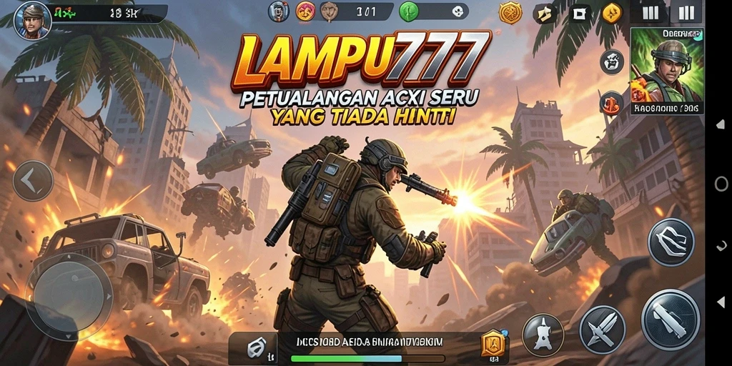 Tampilan gameplay seru dari LAMPU777 yang penuh aksi.