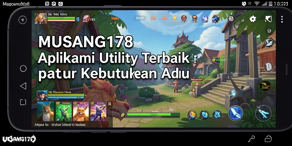 Tampilan utama MUSANG178 dengan berbagai fitur Utility.