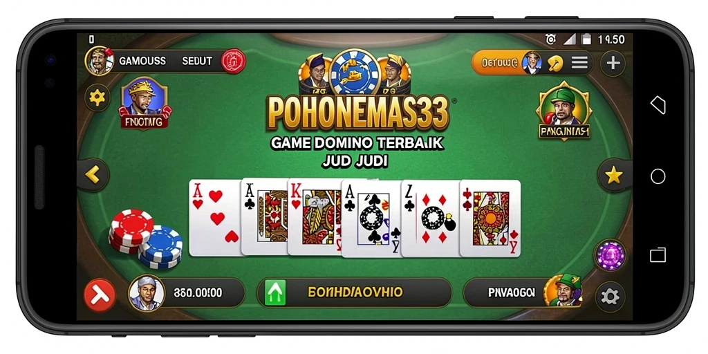 Tampilan gameplay Domino yang menarik dan penuh strategi.