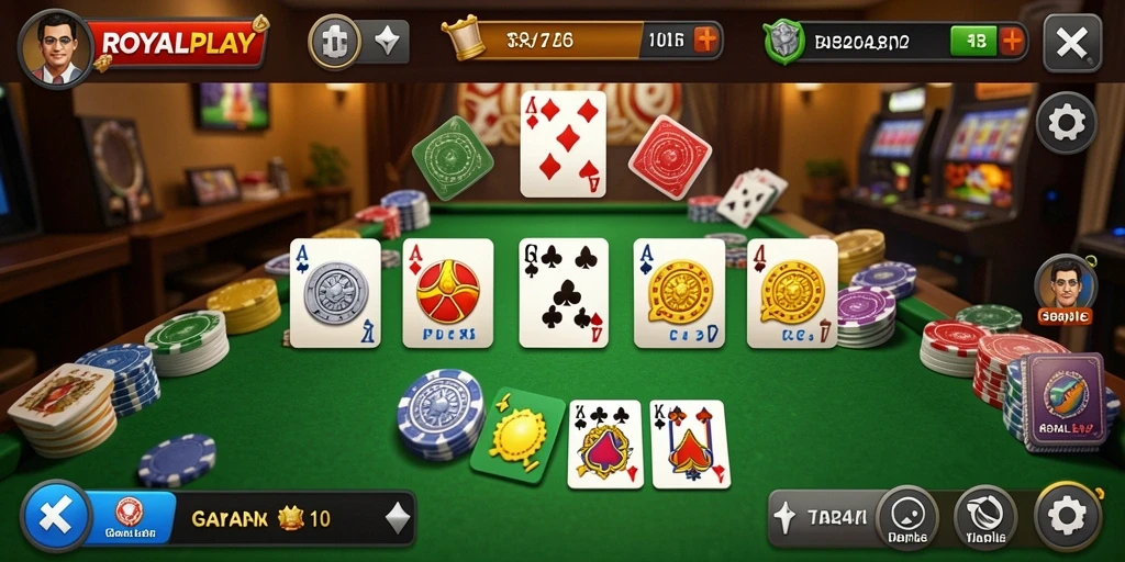 Tampilan gameplay Gaple yang menarik dan interaktif.