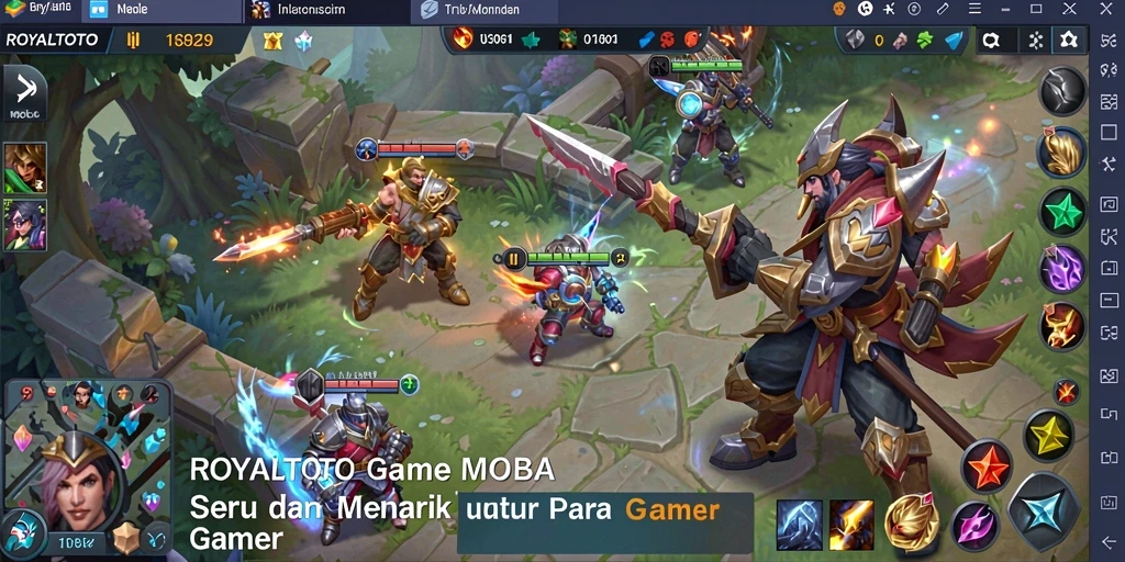 Tampilan menarik dari gameplay ROYALTOTO yang seru dan kompetitif.