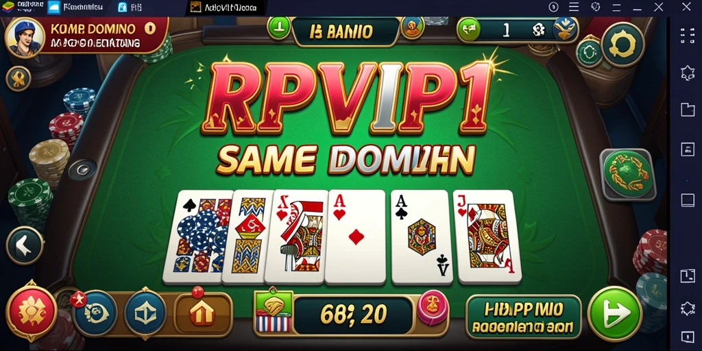 Tampilan gameplay seru di RPVIP1 dengan pemain aktif.
