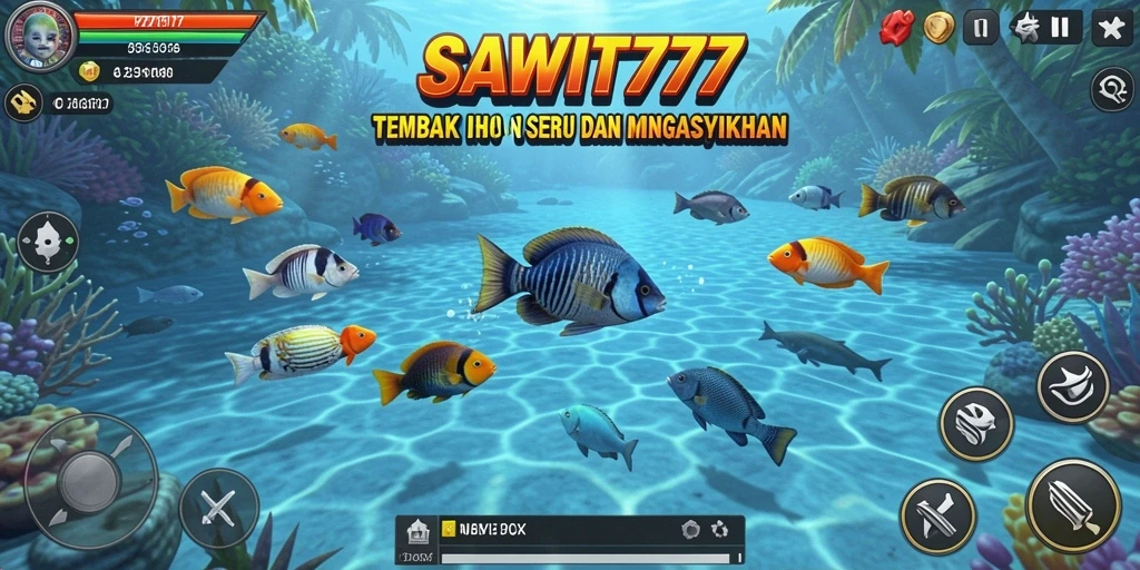 Tampilan gameplay Tembak Ikan yang seru dan penuh aksi.
